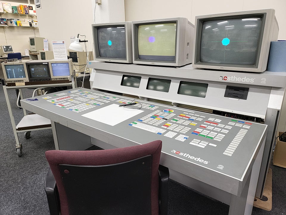 Fully restored Aesthedes 2 at HomeComputerMuseum Netherlands