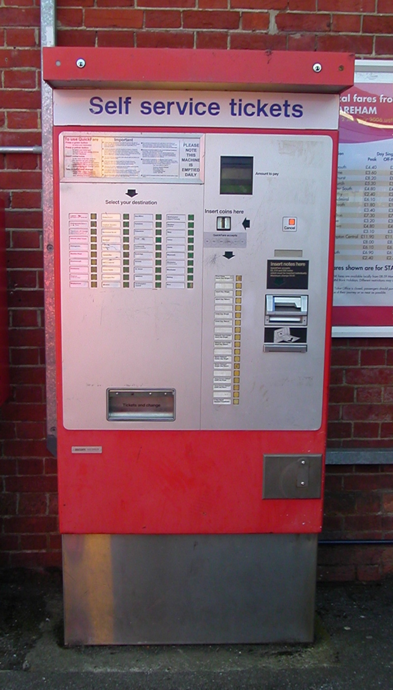 Ascom B8050 QuickFare at Wareham Station