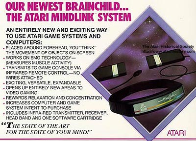Atari Mindlink archival photograph