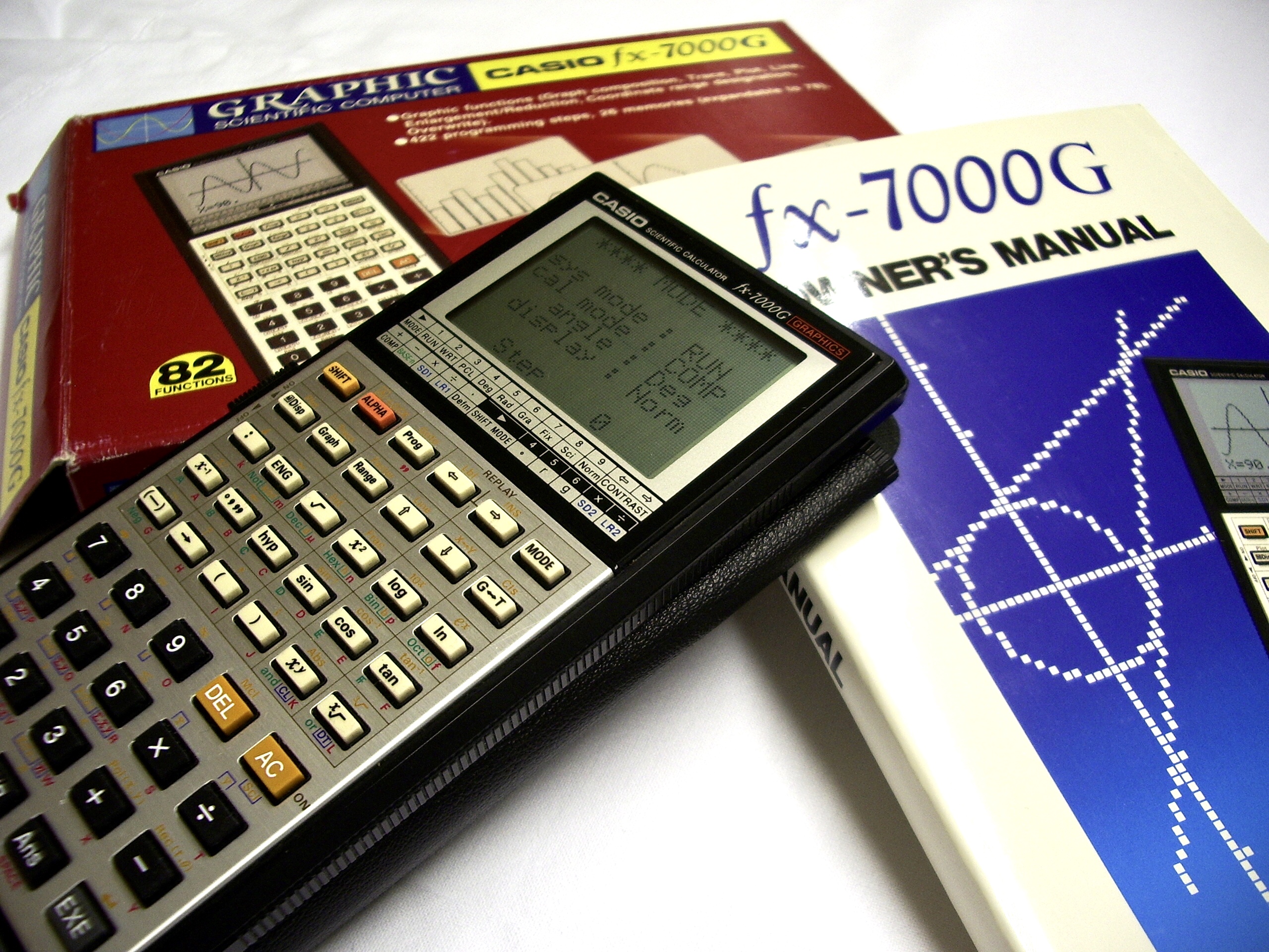 Casio FX-7000G with box and manual