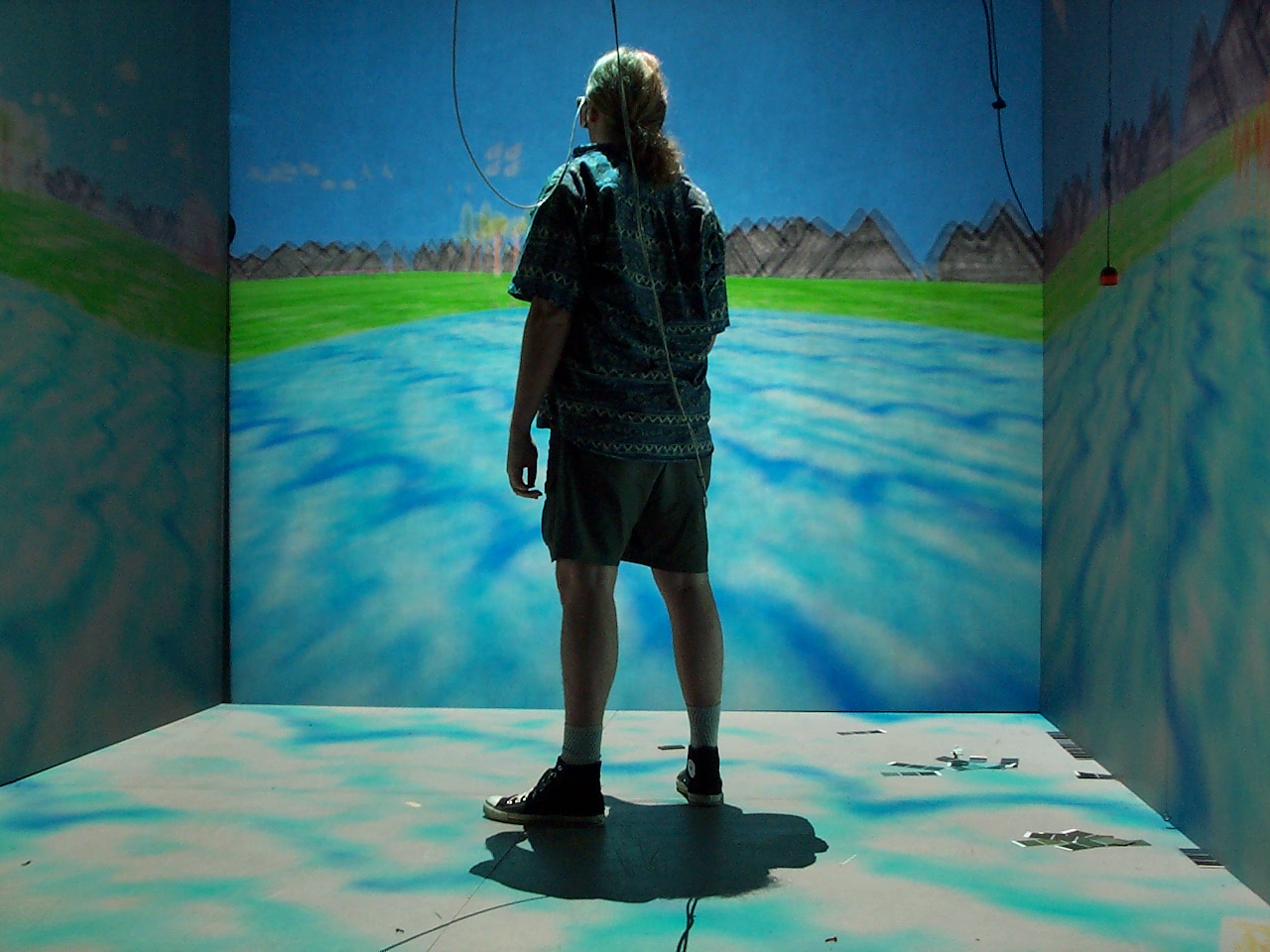 CAVE Automatic Virtual Environment archival photograph