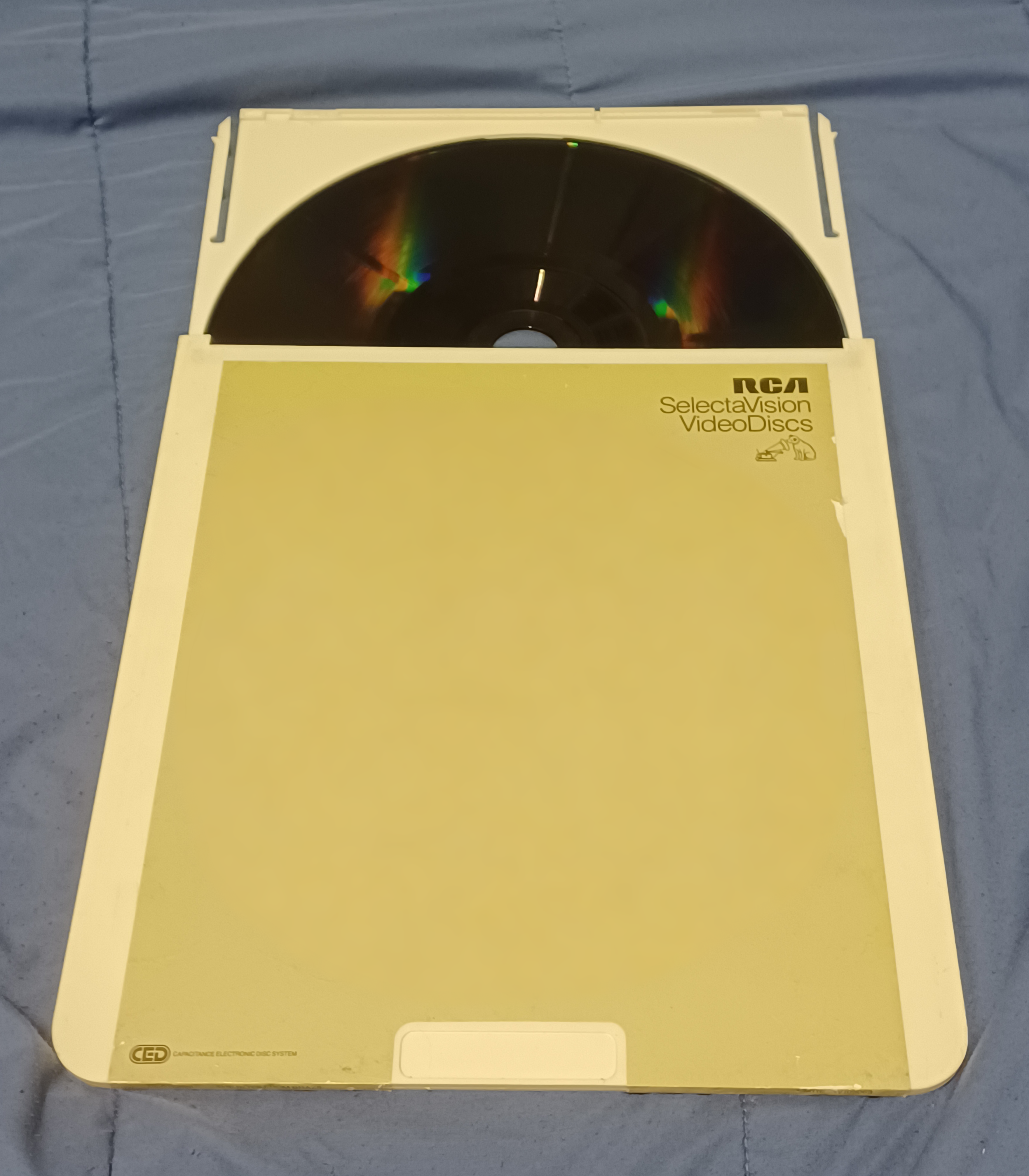 RCA SelectaVision CED Videodisc archival photograph