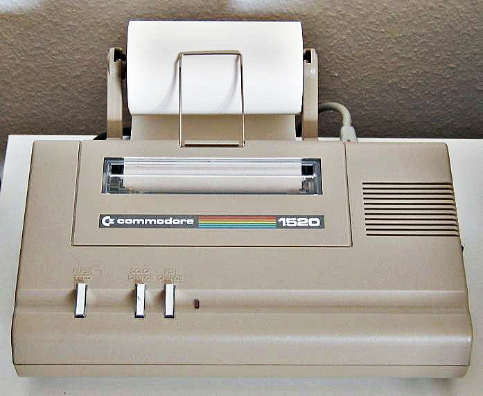 Commodore 1520 / Atari 1020 archival photograph