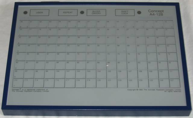 Concept Keyboard / Star Microterminals A4-128 archival photograph