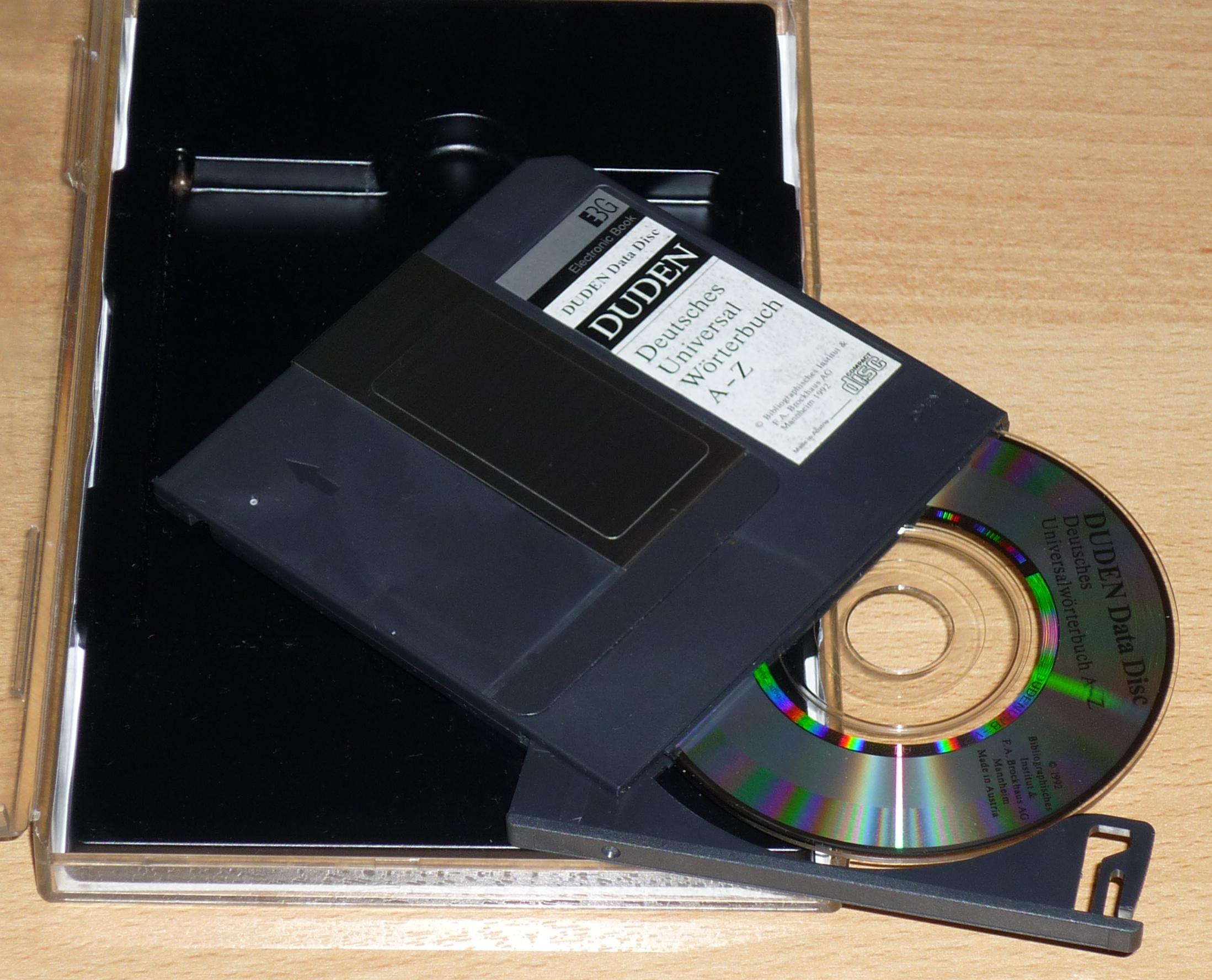 German Duden dictionary disc for the Data Discman