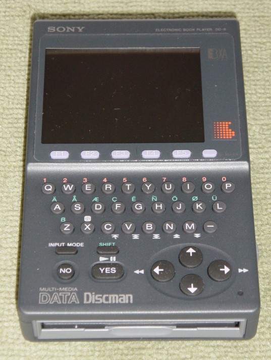 Sony Data Discman DD-8 with packaging