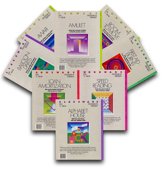 The color-coded software booklets that shipped with OSCAR