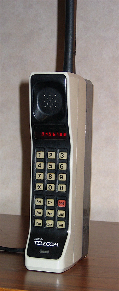 Motorola DynaTAC 8000X archival photograph