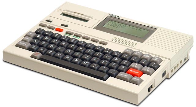 Epson HX-20 archival photograph