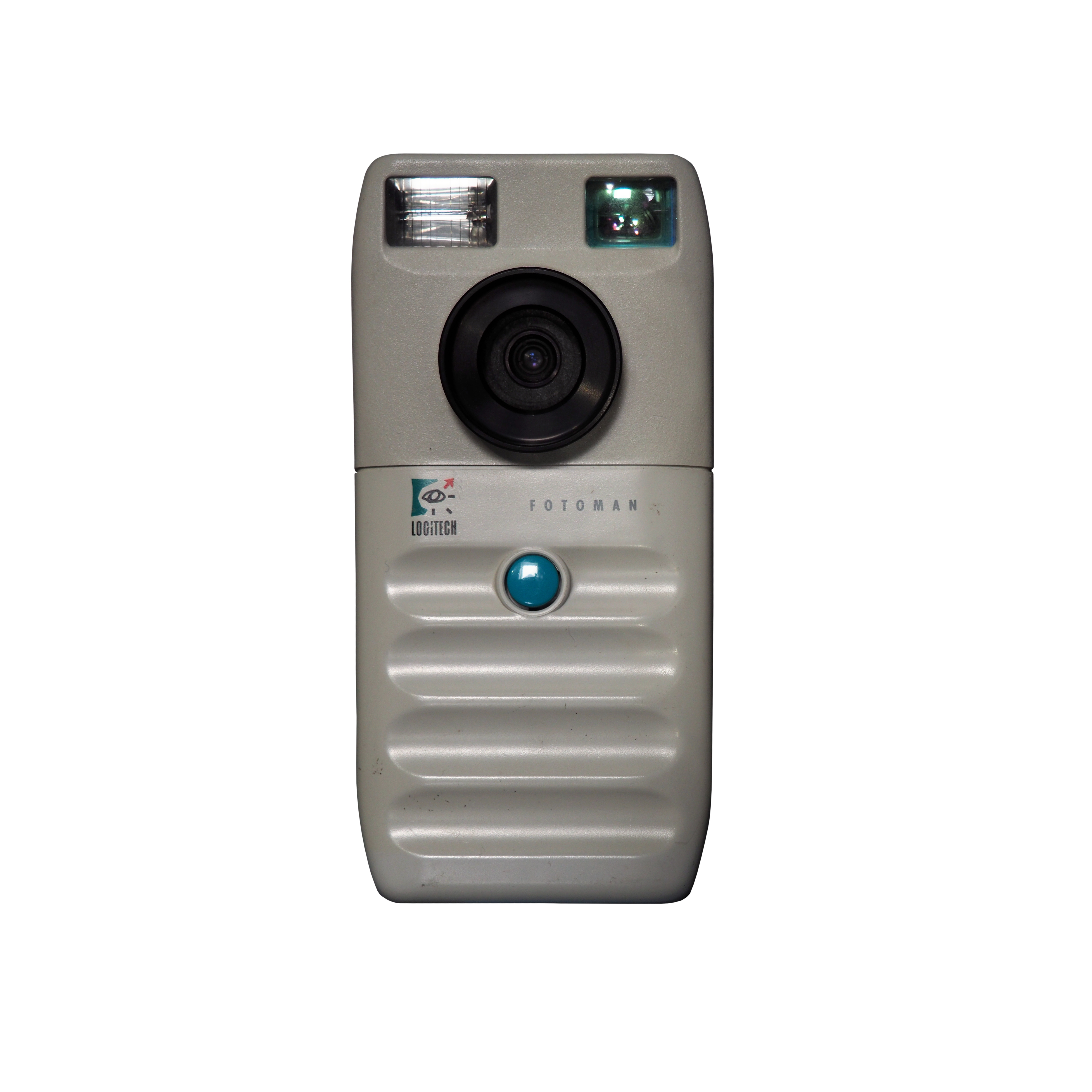 Logitech Fotoman FM-1, white/beige second-generation body