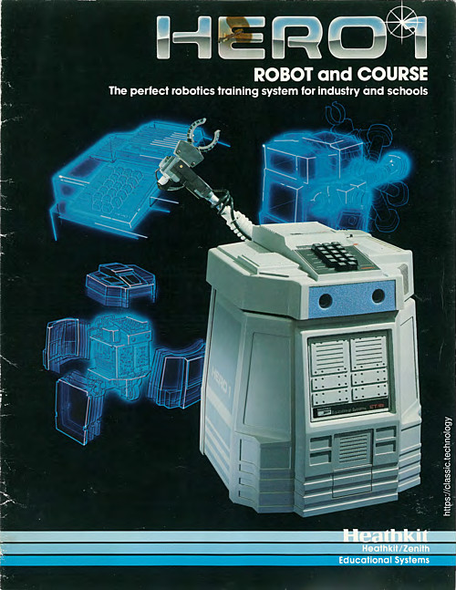 Original advertisement photo of the HERO 1 robot