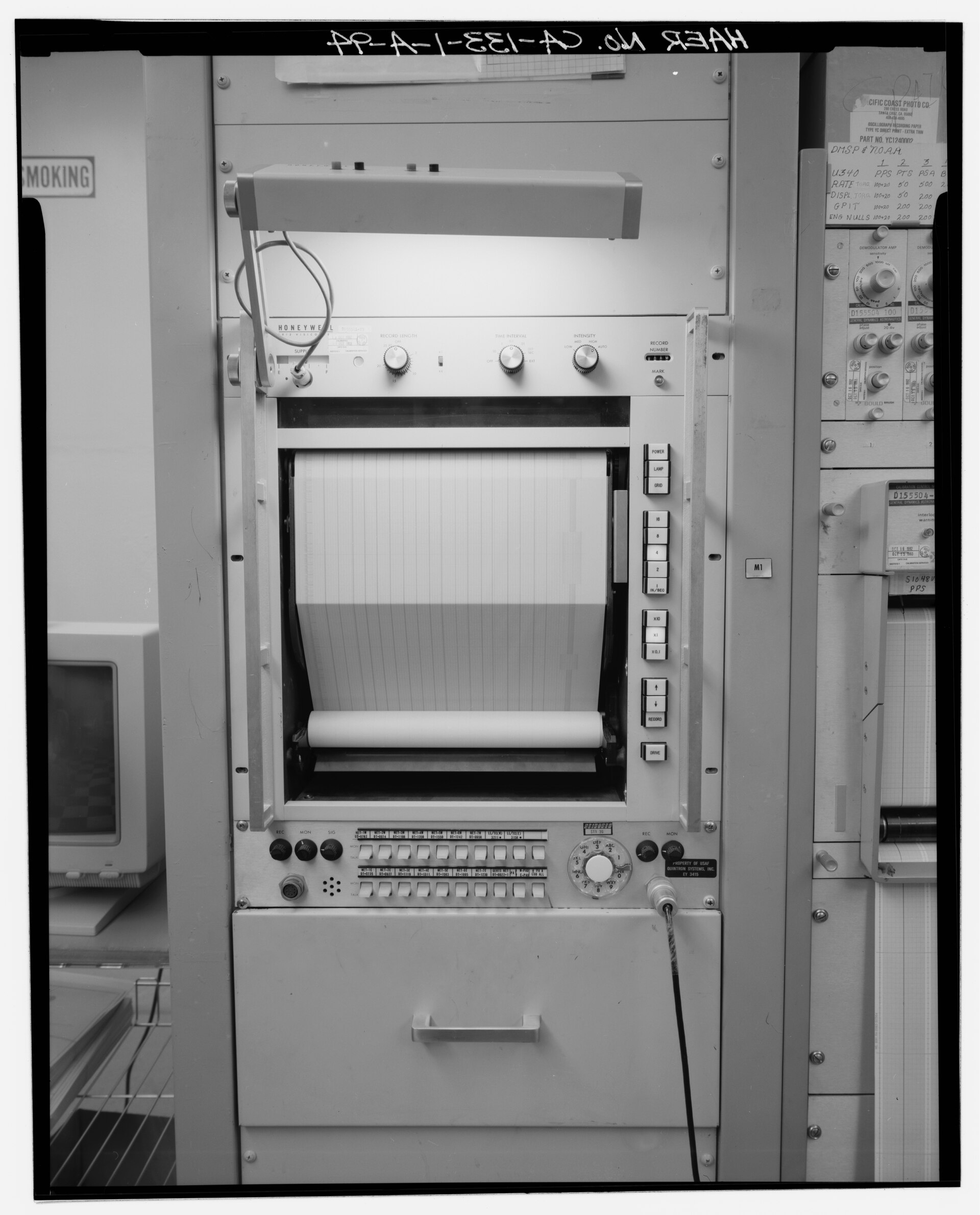 Honeywell Visicorder (Fiber-Optic CRT Optical Recorder) archival photograph