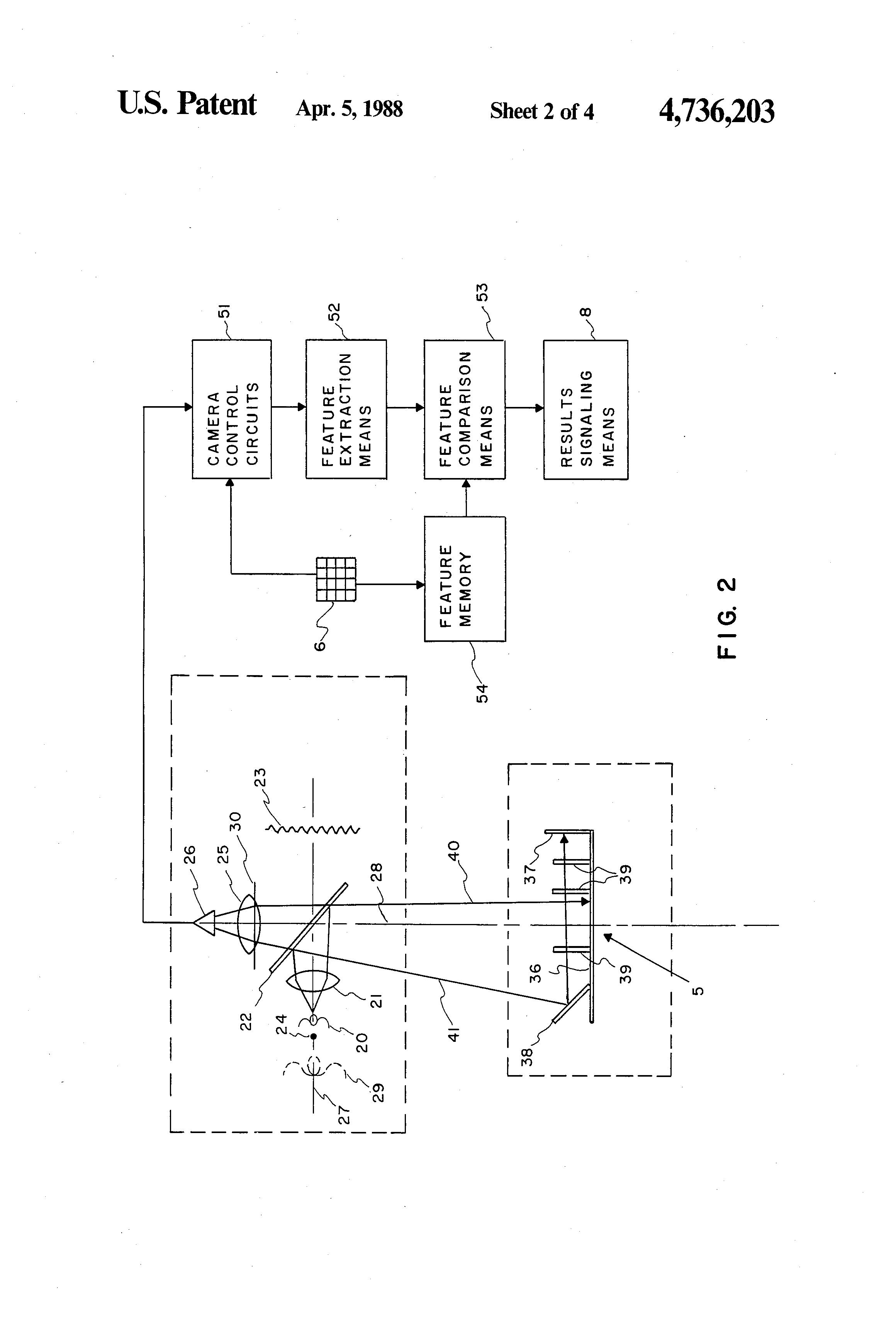 US Patent 4,736,203 drawing page