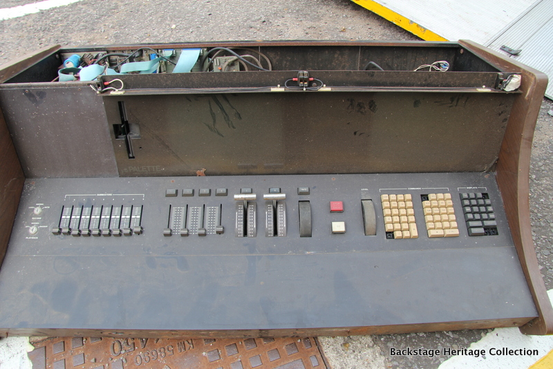 Light Palette console with command-line keypad and CRT