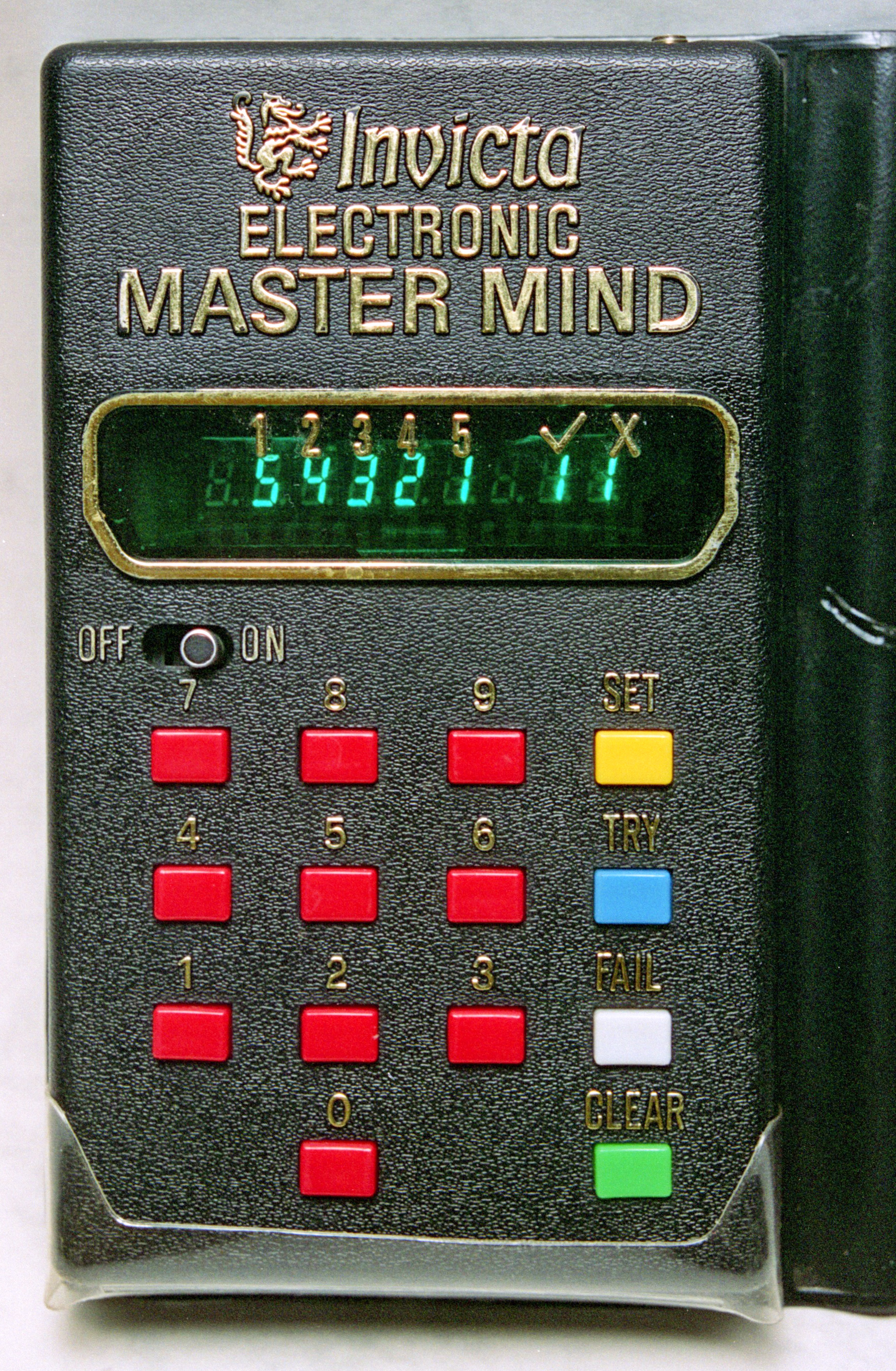 Invicta Electronic Master Mind archival photograph