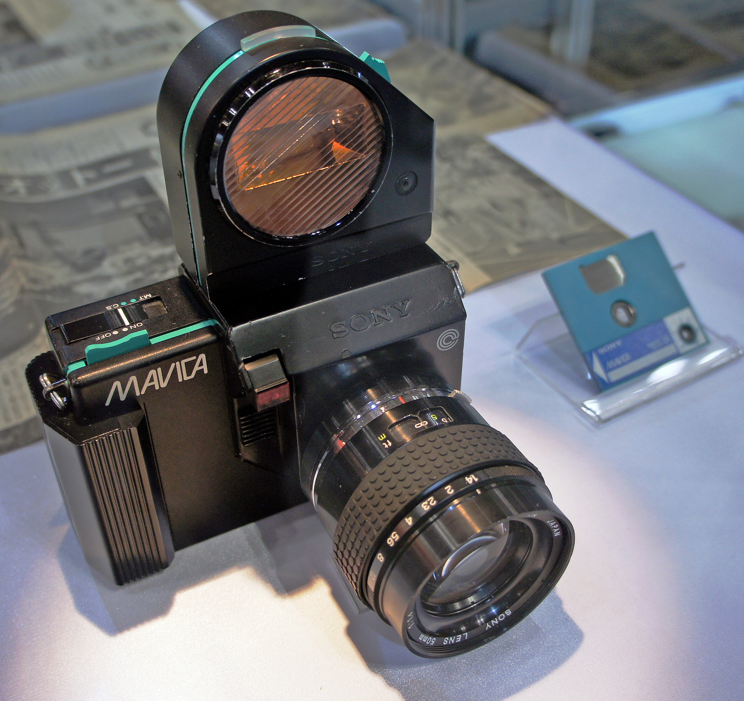 Sony Mavica 1981 prototype detail