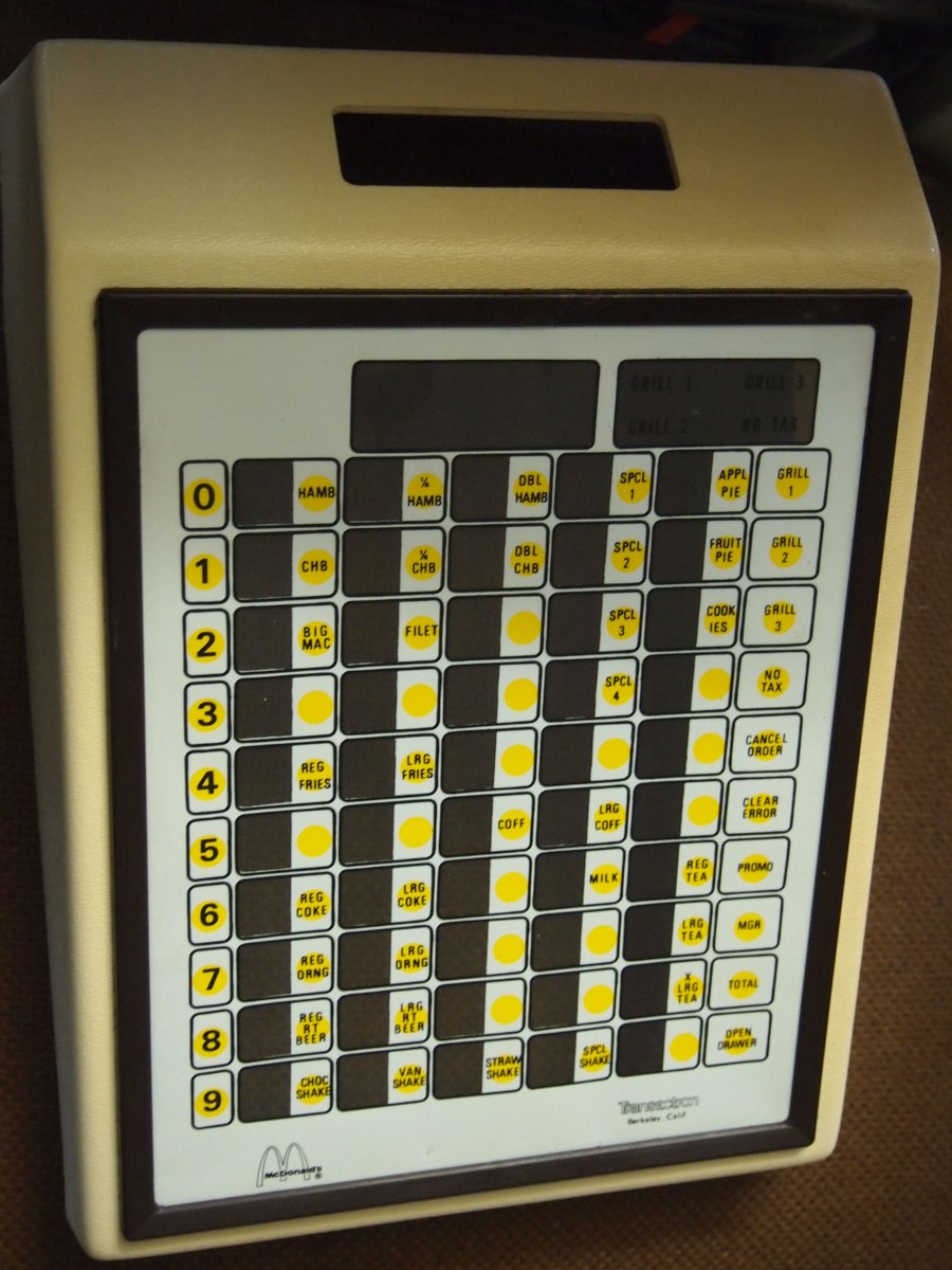 McDonald's Brobeck Point-of-Sale Terminal archival photograph