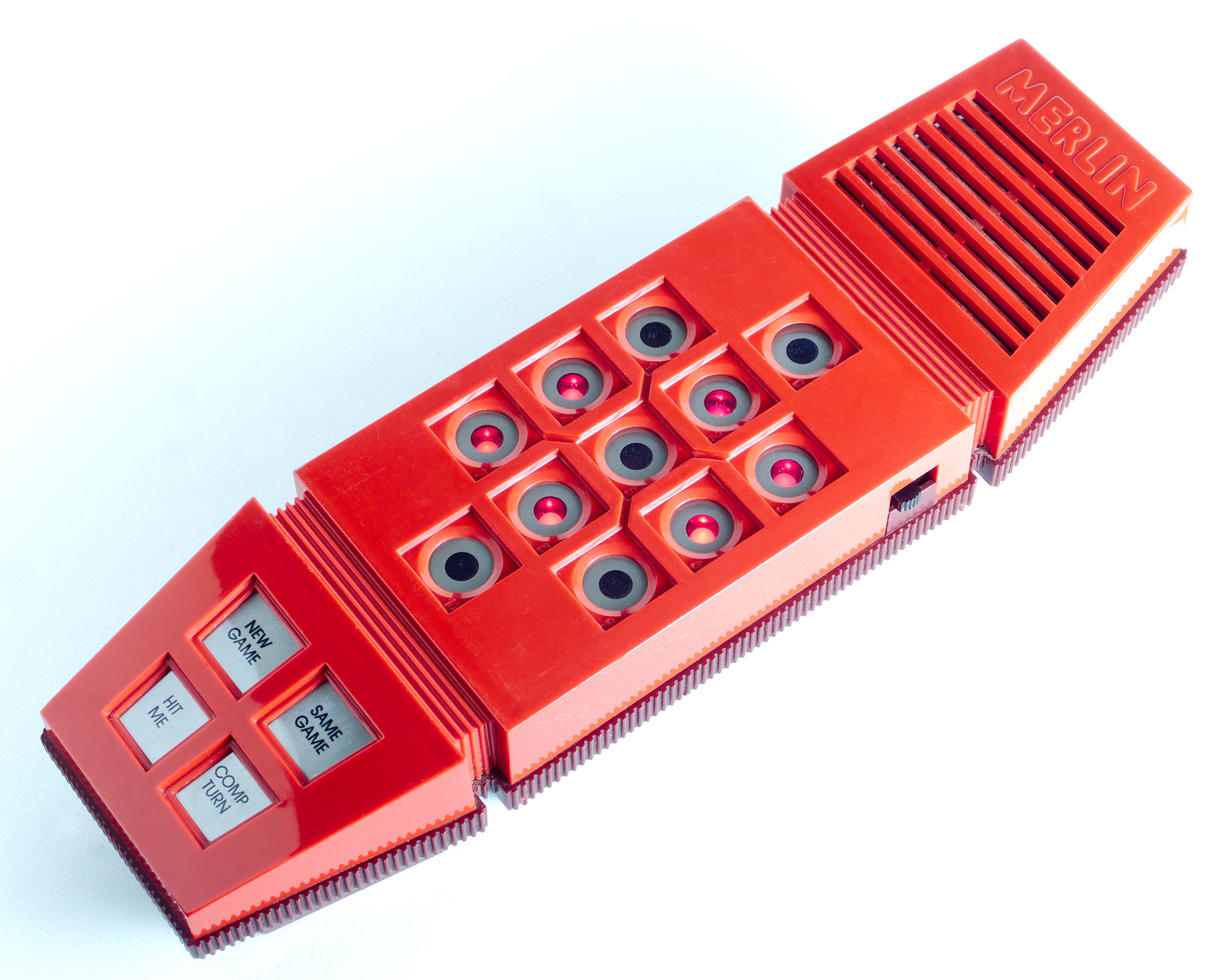 Merlin showing the Magic Square pattern game