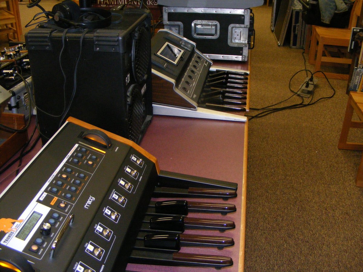 Moog Taurus I (1975) archival photograph