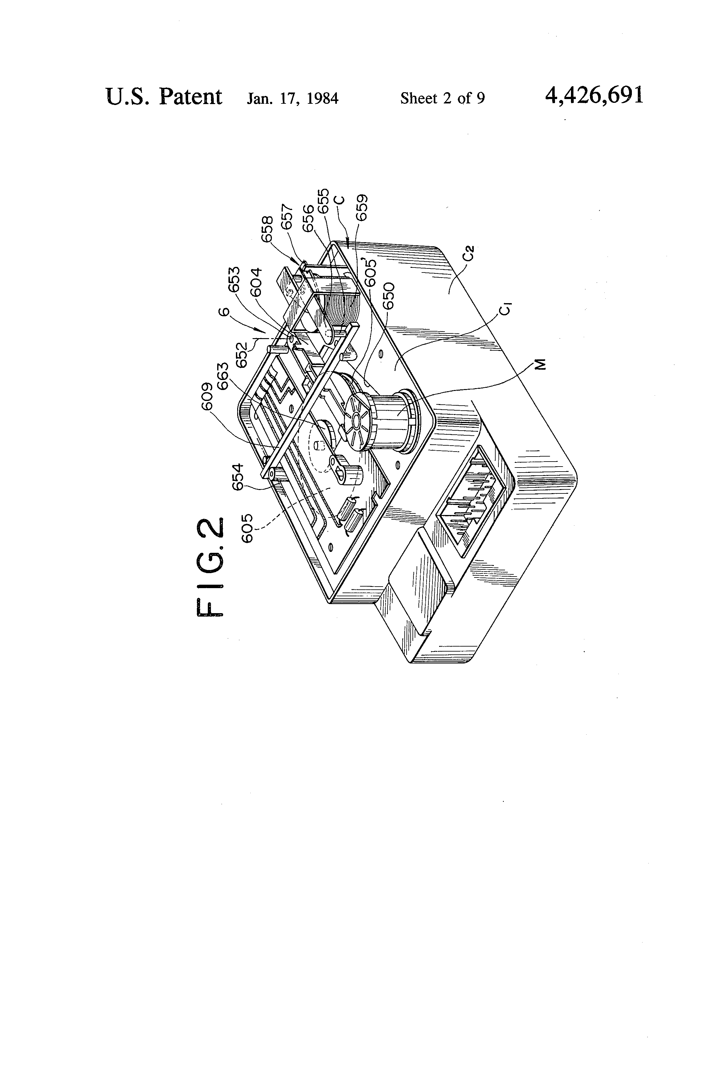 Nissan Voice Warning phonograph patent figure