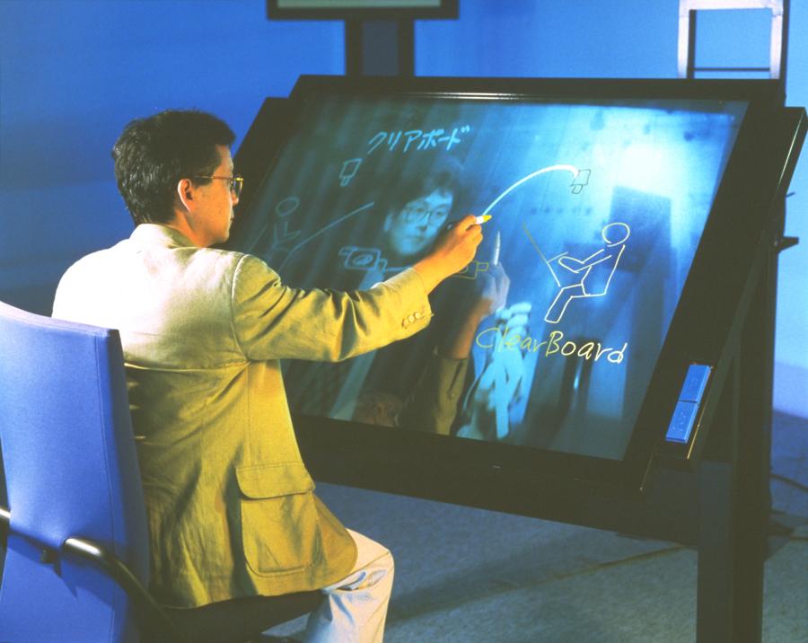 NTT ClearBoard-1 archival photograph