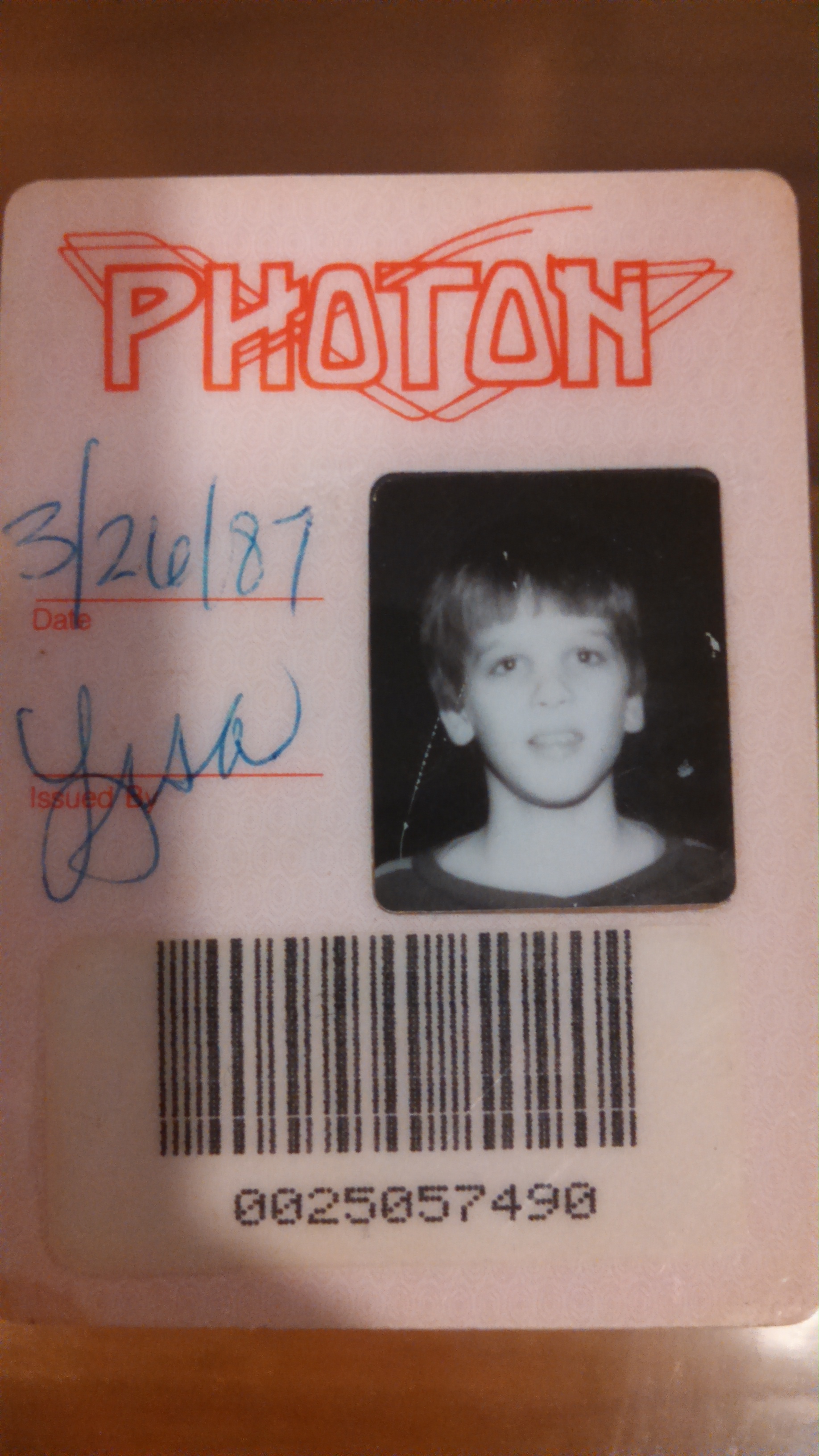 Photon center photo ID badge