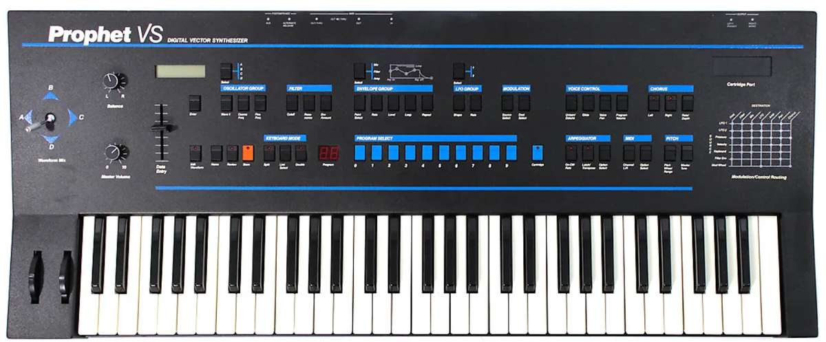 Sequential Circuits Prophet VS (1986) archival photograph