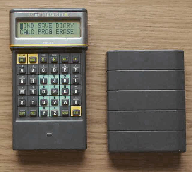 Psion Organiser II with cover