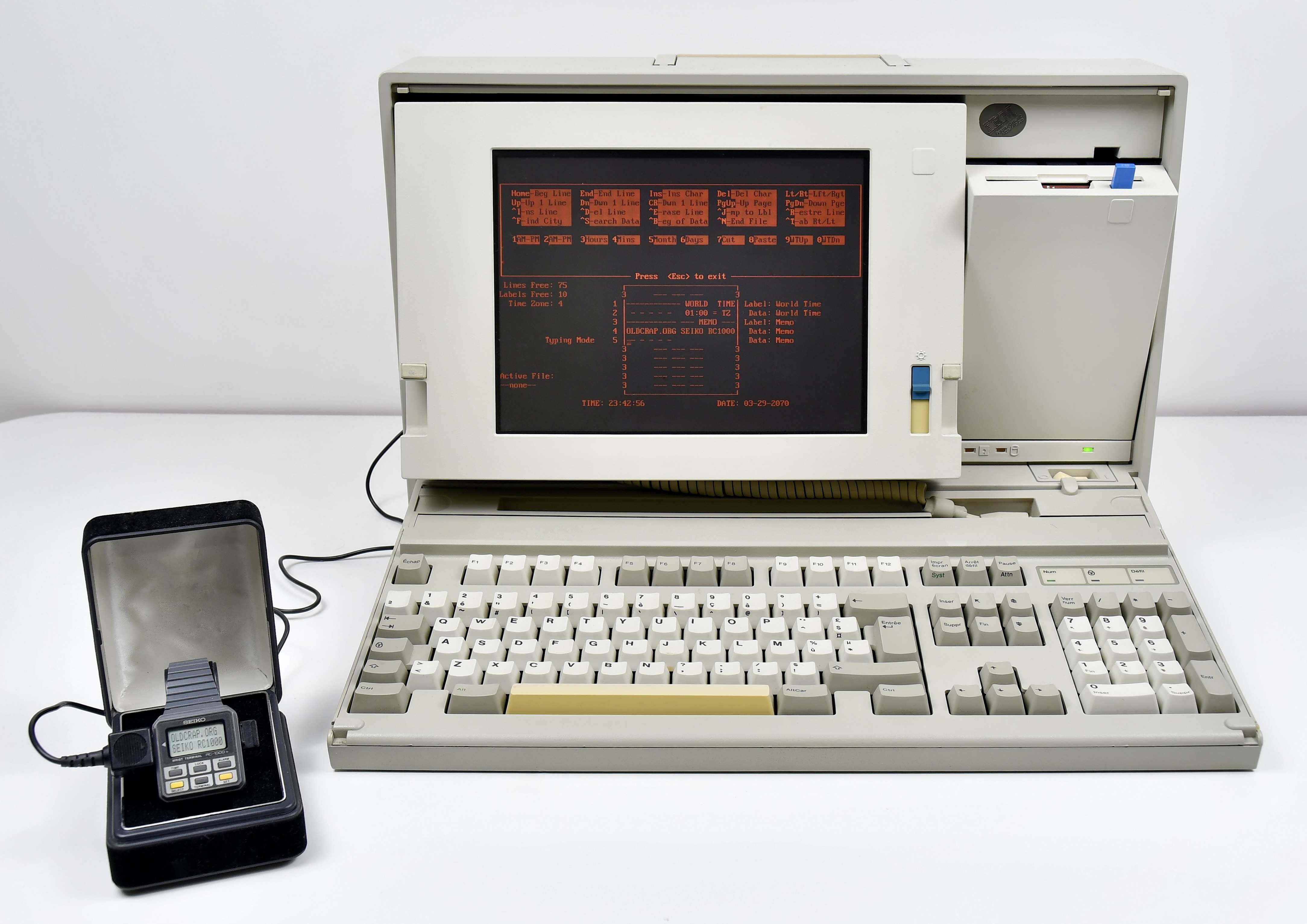 Seiko RC-1000 Wrist Terminal archival photograph