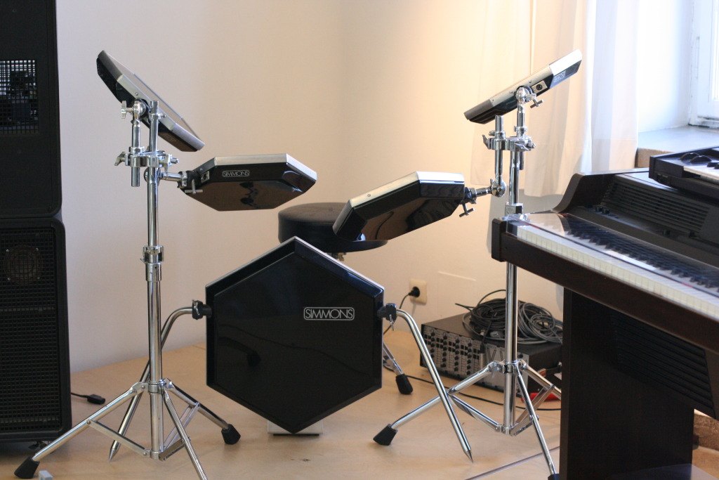Simmons SDS5 electronic drum in the Deutsches Museum