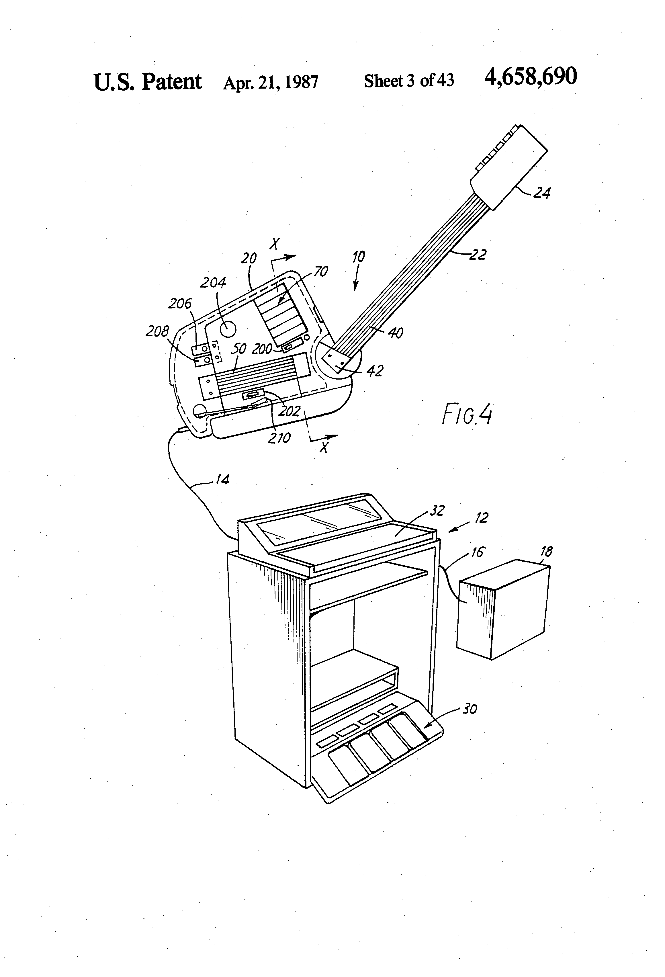 Patent drawing showing SynthAxe instrument architecture