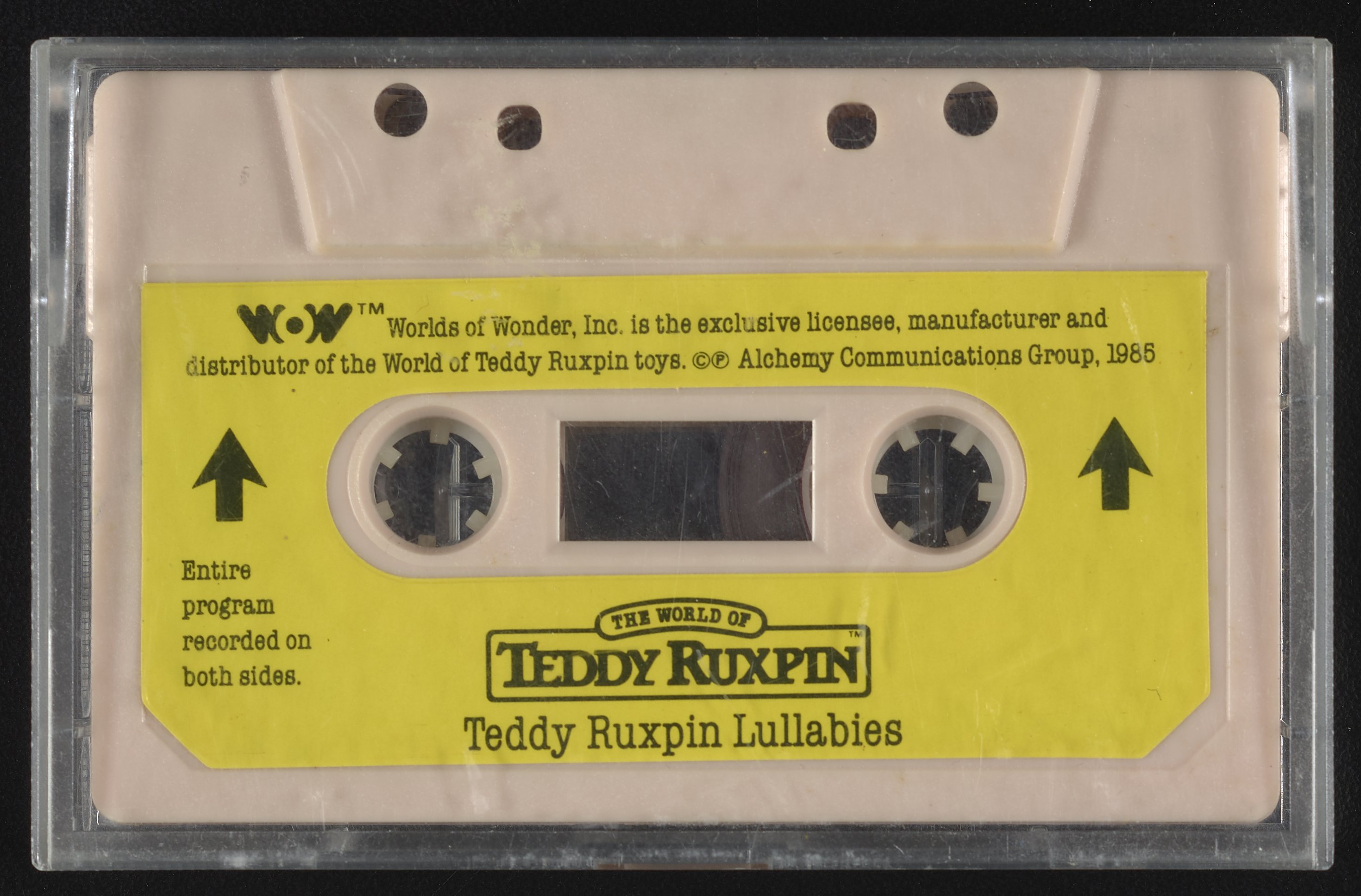 A Teddy Ruxpin storybook cover from the system's cassette library