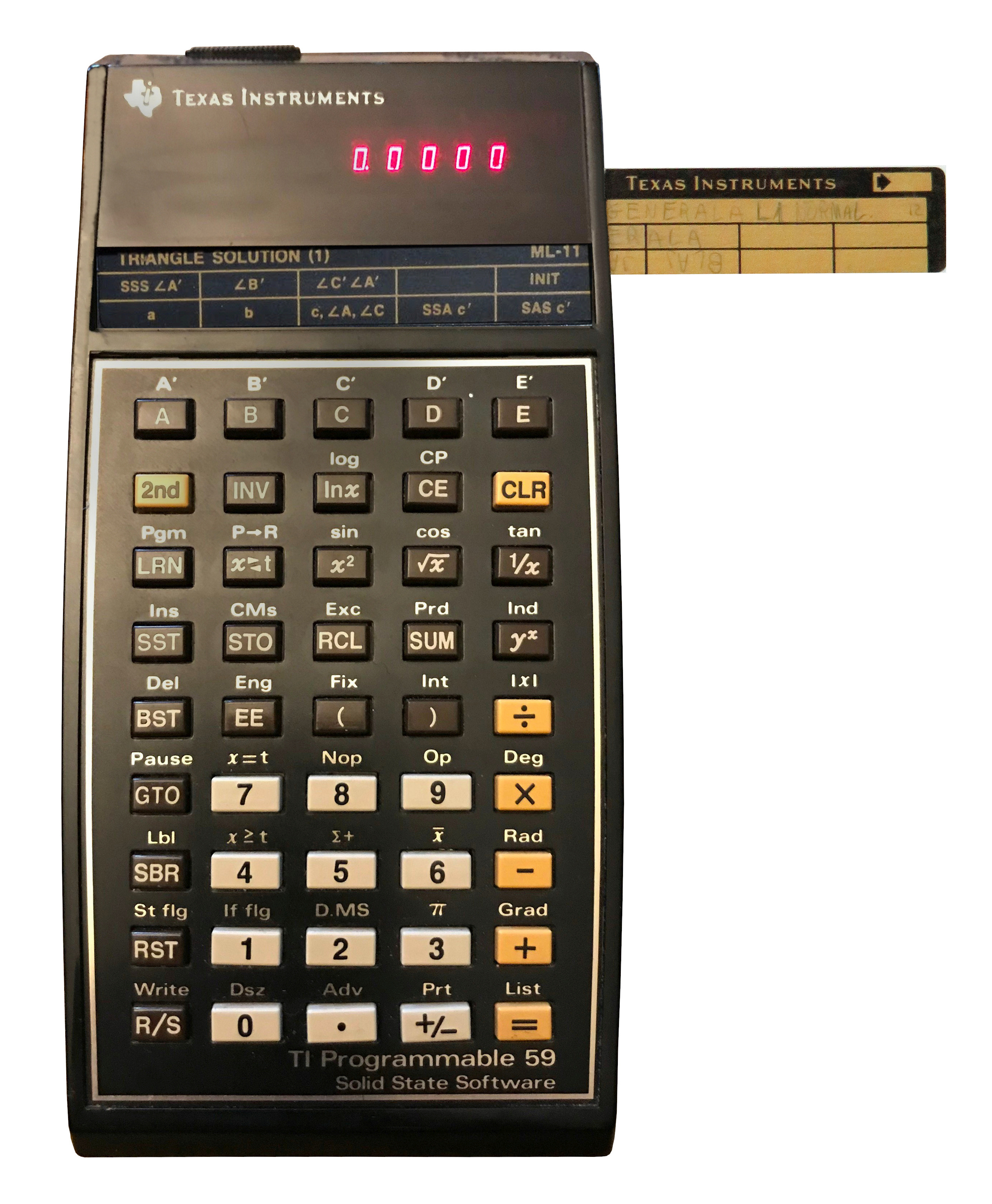 TI-59 archival photograph